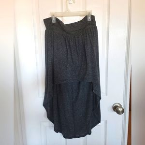 Forever21 high low grey skirt